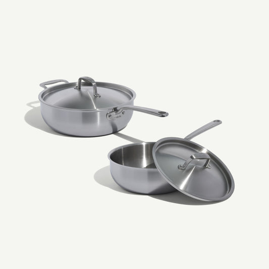 Stainless Saucier Set