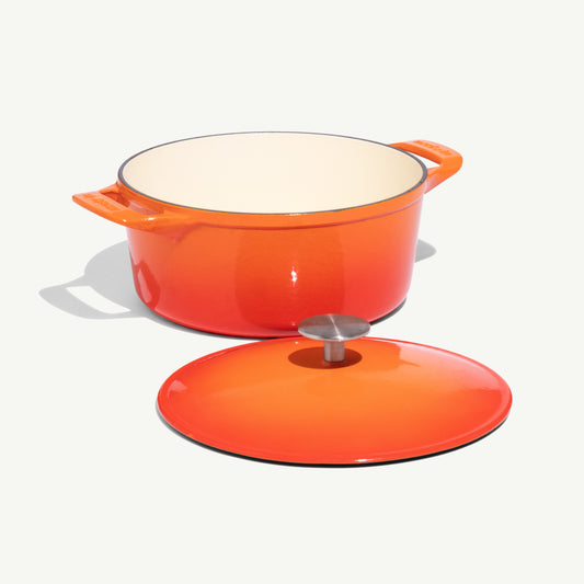 Enameled Cast Iron Round Dutch Oven