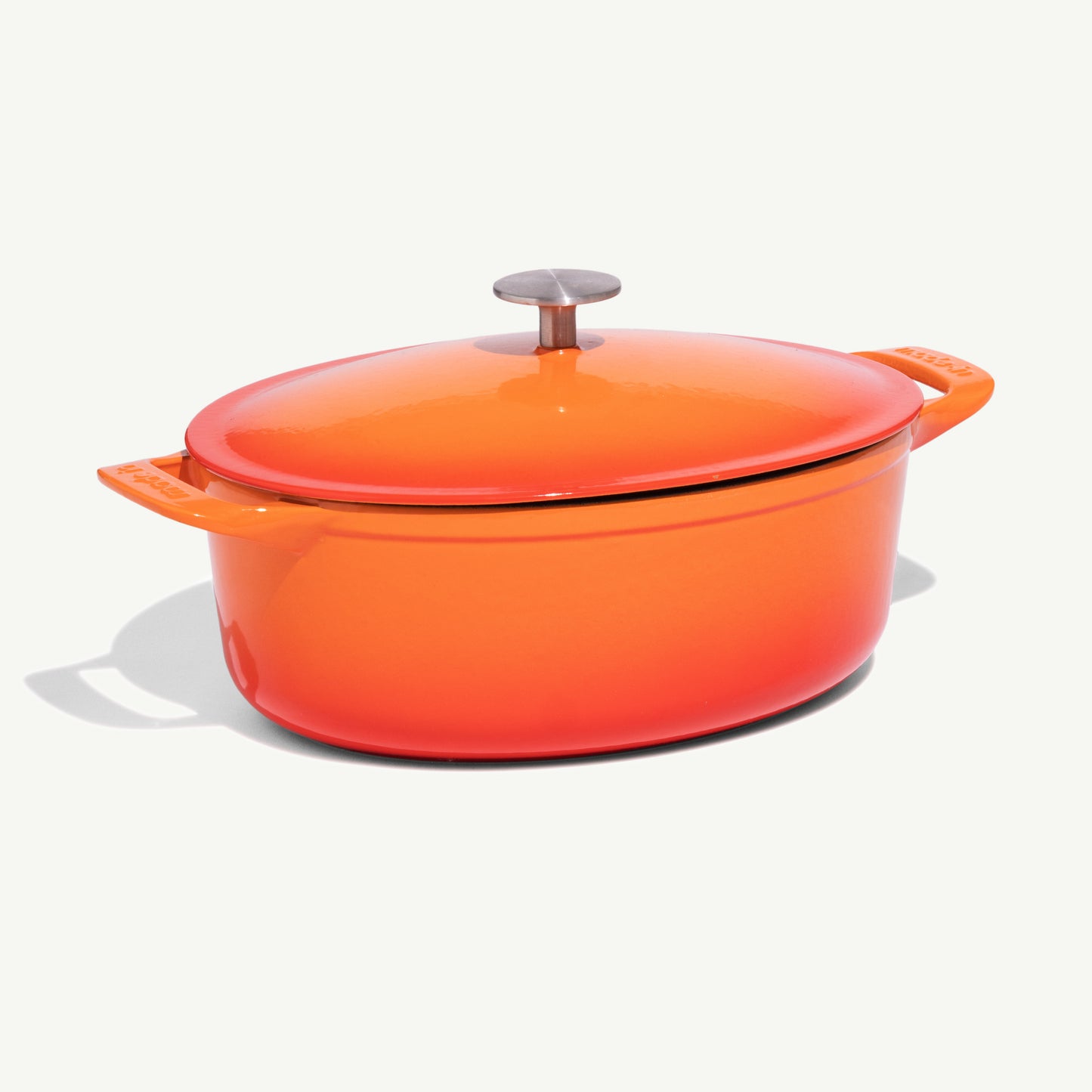 Enameled Cast Iron Oval Dutch Oven