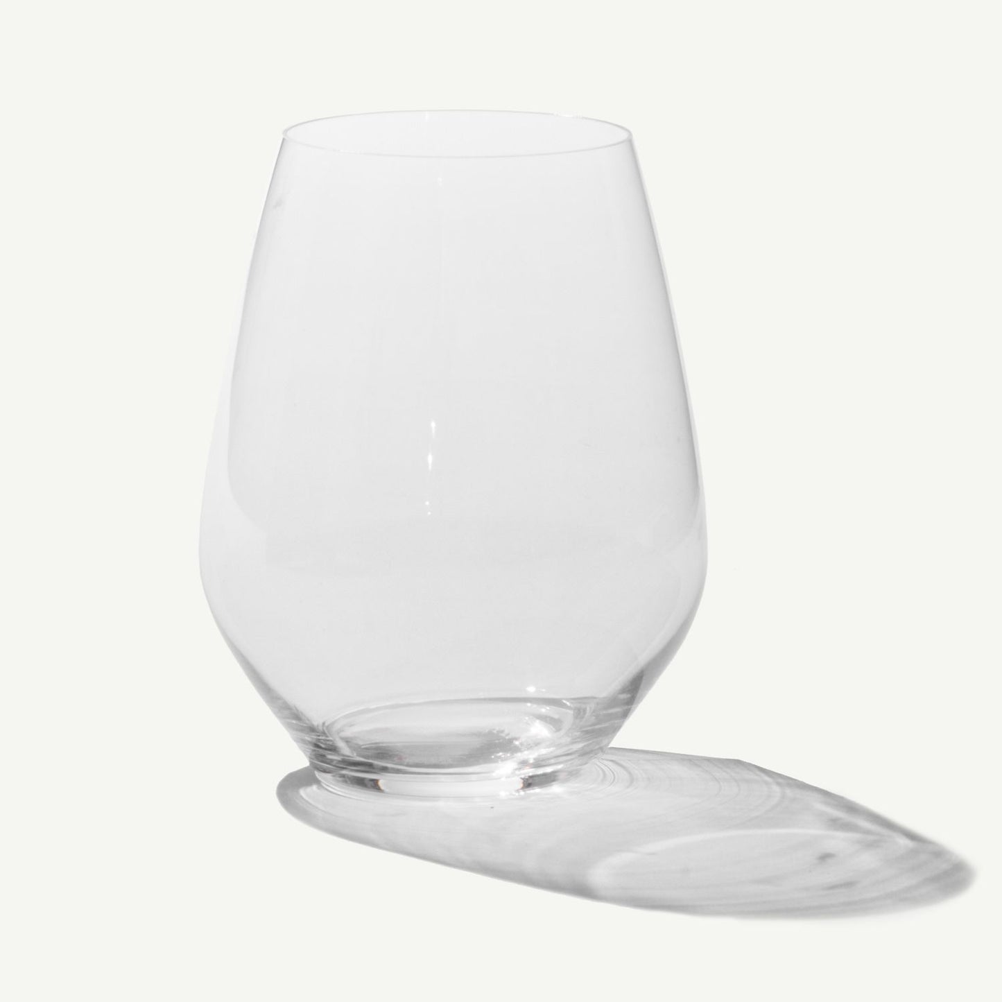 Stemless Crystal Wine Glasses