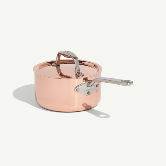 Copper Saucepan 1.9 QT