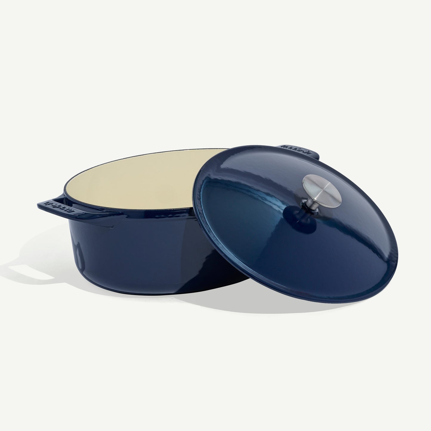 Enameled Cast Iron Oval Dutch Oven