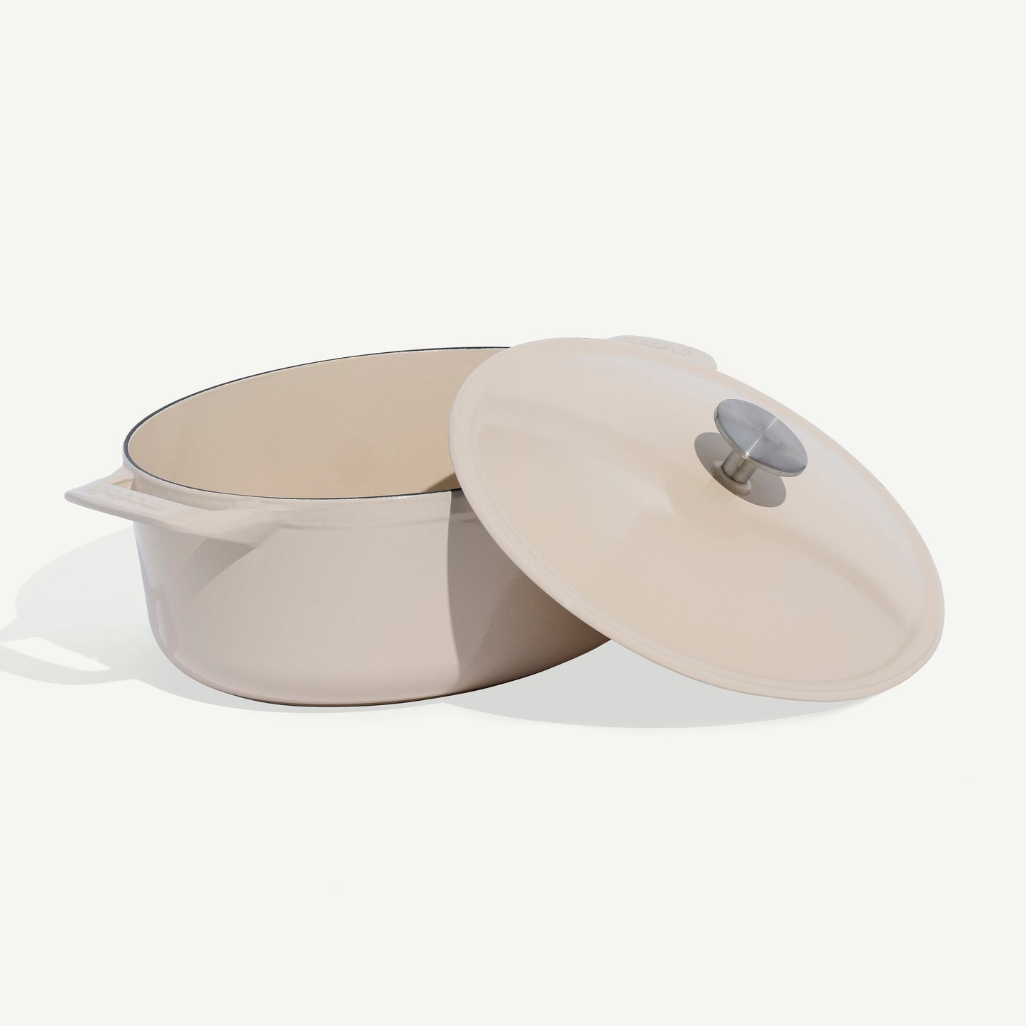 Enameled Cast Iron Oval Dutch Oven